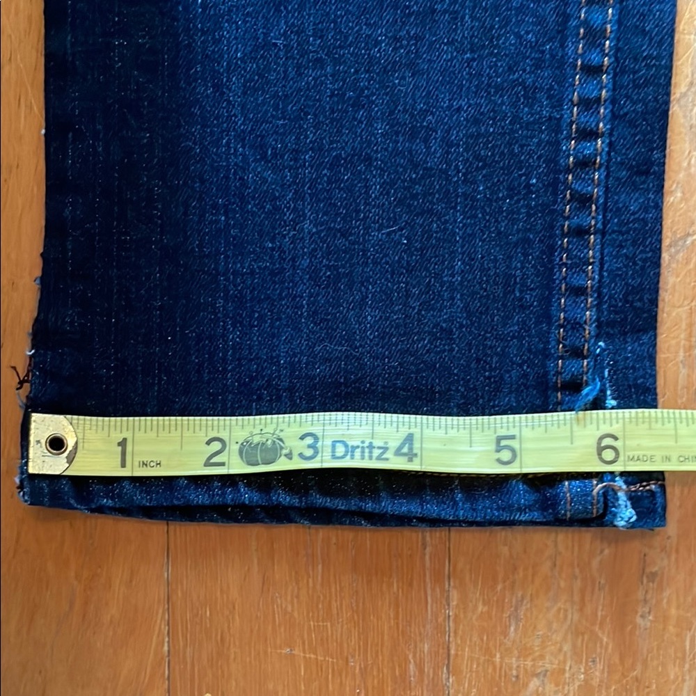 Kill City Vintage Denim Women's Straight Leg Jeans - Dark Blue - Picture 11 of 13